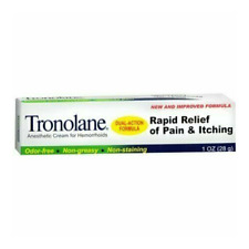 Tronolane Hemorrhoid Anesthetic Cream Pain & Itching Rapid Relief 1oz Pack of 3 picture