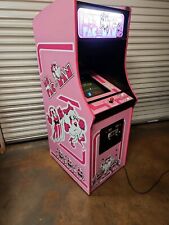 Fits Ms Pac Man Arcade 6 Pc Set Side Art Cpo Marquee In Custom PINK picture