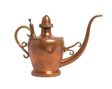 Antique 1896 Sternau Co Brass Aladdin Alcohol Flagon / Oil Lamp Pot — READ picture