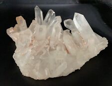 CLEAR CRYSTAL CLUSTER 504 GRAMS - NICE DISPLAY PIECE picture