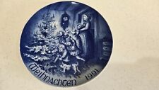 Vtg Limited Edition Bareuther Christmas Joy 1991 Plate Bavaria Germany  picture