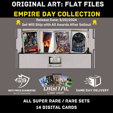 Topps Star Wars Card Trader Flat Files Empire Day ALL Super Rare Rare Sets 14 picture