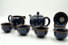 The Kiln-Varied Blue Glaze Tea Set (窑变蓝盏茶具套装) picture