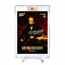 SIR WALTER SCOTT Holo GOLD Card 2023 GleeBeeCo #SRHS-G 1/1 picture