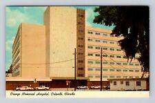 Orlando FL-Florida, Orange Memorial Hospital, Vintage Souvenir Postcard picture