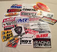 Auto Racing Decals Lot-over 145-Decals Collected Over Many Years Look At Pics picture