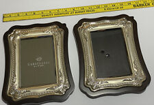 Set Of 2 Hobby Lobby Gold Metal Photo Frame Holds 4”x6” Pictures picture