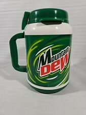 Mountain Dew Whirley 64 oz Travel Mug HUGE Insulated Mtn Dew Cup Truckers Jumbo picture