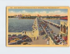 Postcard Heavy Traffic On The Recreation Pier, St. Petersburg, Florida picture