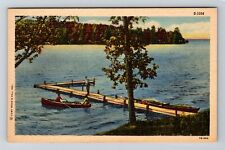 Tomahawk WI-Wisconsin, General Greetings, Dock Area, Vintage Postcard picture