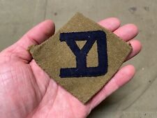 ORIGINAL WWI US M1917 WOOL TUNIC 26TH INFANTRY DIVISION SLEEVE INSIGNIA PATCH picture