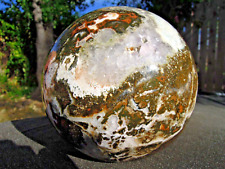 7.9 LB Stunning Natural Ocean Jasper Sphere Crystal Ball - 143 mm picture