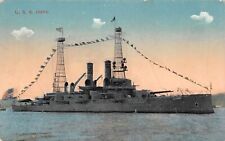 Battleship U.S.S. Idaho c1910 Postcard picture