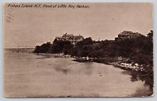 Postcard Fishers Island New York Head Of Little Hay Harbor ca.1911 picture