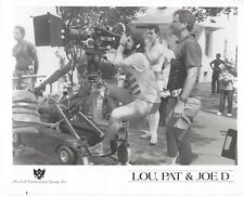 Lou, Pat & Joe D~Photo~Director on set Stephan Vittoria & Nicholas Furris 1988 picture