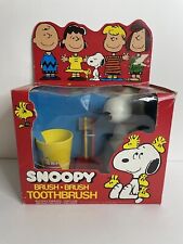 VTG 1960s Snoopy Brush Brush Toothbrush International Trading Tech Complete Box picture