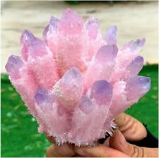 310g+ New Find Pink Purple Phantom Cluster Crystal Geode Specimen Ornament Decor picture