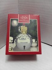 LENOX Just Jingles ANGEL JINGLE BELL Silver Plated Ornament picture