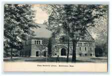 c1910 Clapp Memorial Library Belchertown Massachusetts MA Antique Postcard picture