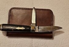 Rare 1884- 1916 FOX CUTLERY CO. Milwaukee WI. 2 Blade Walnut Handle Jack Knife picture