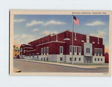 Postcard Municipal Auditorium Zanesville Ohio USA picture