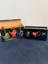 2003 Christmas BIRDS Trinket Boxes Metal Ornaments Home For The Holidays New picture