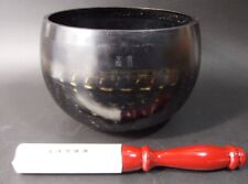 or2368 JAPANESE BUDDHIST SINGING BOWL ORIN BELL 9.6inch 24.3cm Wide by OHRYU 王龍 picture