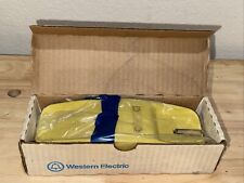 Western Electric NOS Yellow Trimline Push Button Telephone Base Only picture