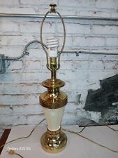 Vintage  Brass Color Table Lamp Hollywood Regency Urn Trophy  picture