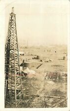 Postcard RPPC 1920s Oil Industry View from Derrick TP24-1956 picture