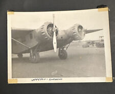 Vintage Uppercu - Burnelli Plane Photo Photograph C. 1938 picture