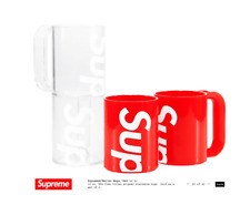 SS20 Supreme Heller Mugs (Set of 2) Clear Brand New picture