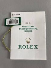 Rolex Oyster Perpetual DATE 15210 Guarantie Paper P Serial 2000 Hong Kong picture