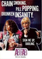 Absolutely Fabulous Ab Fab Retro Television Comedy Patsy Edina Promo Postcard picture