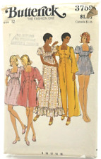 Rare Butterick The Fashion One Pattern #3759 - Ladies Gown, Panties & Robe picture