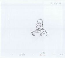 Simpsons Homer 2005 Original Art w/COA Animation Production Pencil GABF14 136 B4 picture