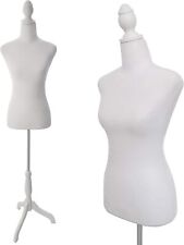 Female Mannequin Torso Dress Clothing Form Display Body Tripod Stand picture