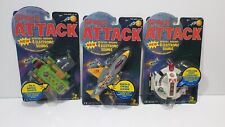 Lot 3 Vintage Toy Island 1991 Space Attack Com Link Orbit Command Mach TK Battle picture