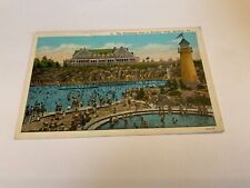 Hershey, Pa. ~ The Swimming Pool at Hershey Park - 1939 Vintage Stamped Postcard picture