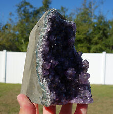 Deep Purple Amethyst Quartz with STALACTITE Crystal Points from URUGUAY For Sale picture