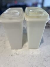 TWO Tupperware 499-3 Pour n Store Jr Containers with Seal & Flip Top picture