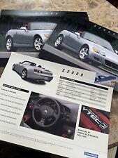 RARE 1999 Honda S2000 Roadster Brochures Three In Lot picture
