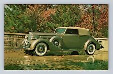 Cleveland OH-Ohio, Auto Aviation Museum, 1937 Packard, Vintage Souvenir Postcard picture