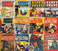 1948 - 1952 Kerry Drake Detective Cases Comic Book Package - 12 eBooks on CD picture