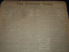 1892 THE EVENING NEWS NEWSPAPER LOT OF 11 ISSUES - WASHINGTON D. C. - UP 43 picture