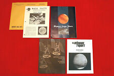 Lot NASA Memorabilia RANGER Mars Mission Report Mariners NASA Facts Booklets XZ picture