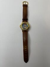 Vintage Disney Mickey Toontown Spring Pop Out Watch Ladies Leather picture
