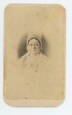 Antique CDV Circa 1870s Funny Expression on Older Woman Spieler Philadelphia, PA picture