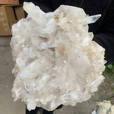 14.4lb Large Natural Clear White Quartz Crystal Cluster Rough Healing Specimen picture