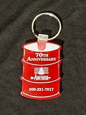 Archer Oil Lubricants 70th Anniversary Key Chain Omaha Nebraska picture